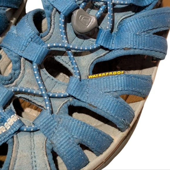 Keen Waterproof Blue Sandals size 8.5 - Picture 4 of 5